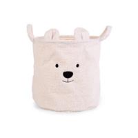 Childhome Koš na hračky Teddy Off White 40x40x40 cm