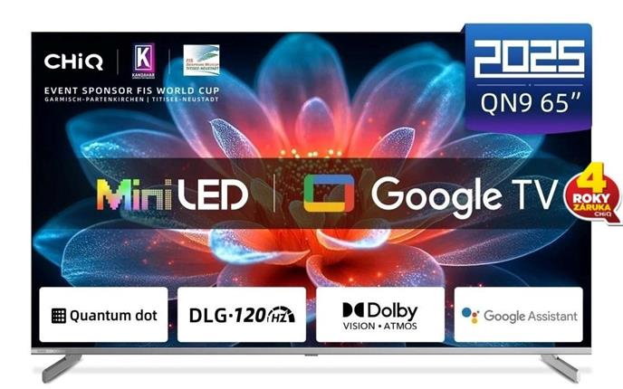 CHiQ M65QN9V TV 65", UHD MiniLED Google TV DLG 120 Hz