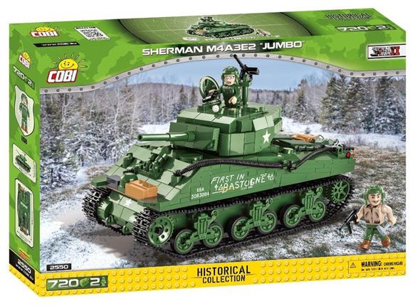 COBI 2550 Sherman M4A3E2 Jumbo WW II