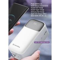 COLORWAY powerbanka/ 50 000mAh/ 1x USB QC3.0/ USB-C/ Lightning/ 22,5W/ Bílá