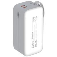 COLORWAY powerbanka/ 50 000mAh/ 1x USB QC3.0/ USB-C/ Lightning/ 22,5W/ Bílá