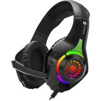 CONNECT IT BIOHAZARD RGB herní sluchátka s mikrofonem, 1xJack+USB, ČERNÁ