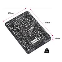 CONNECT IT DOODLE pouzdro pro Amazon NEW Kindle Paperwhite 4 (2018) černá