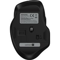 CONNECT IT Dual SmartSwitch bezdrátová myš, USB-A + C (+1x AA baterie zdarma), ŠEDÁ