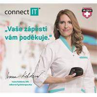 CONNECT IT FOR HEALTH ErgoMax ergonomická vertikální myš, (+ 1x AA baterie zdarma), bezdrátová, ČERNÁ