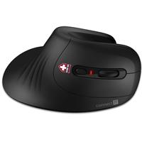 CONNECT IT FOR HEALTH ErgoMax ergonomická vertikální myš, (+ 1x AA baterie zdarma), bezdrátová, ČERNÁ