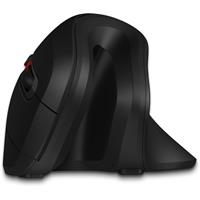 CONNECT IT FOR HEALTH ErgoMax ergonomická vertikální myš, (+ 1x AA baterie zdarma), bezdrátová, ČERNÁ