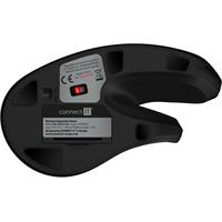 CONNECT IT FOR HEALTH ErgoMax ergonomická vertikální myš, (+ 1x AA baterie zdarma), bezdrátová, ČERNÁ