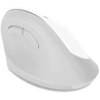 CONNECT IT FOR HEALTH Gloss ergonomická vertikální myš, (+ 1x AA baterie zdarma), bezdrátová, BÍLÁ
