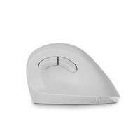 CONNECT IT FOR HEALTH Gloss ergonomická vertikální myš, (+ 1x AA baterie zdarma), bezdrátová, BÍLÁ