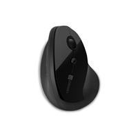 CONNECT IT FOR HEALTH Gloss ergonomická vertikální myš, (+ 1x AA baterie zdarma), bezdrátová, ČERNÁ