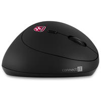 CONNECT IT FOR HEALTH LADIES ergonomická vertikální myš,  (+ 1x AA baterie zdarma), bezdrátová