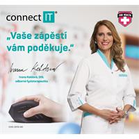 CONNECT IT FOR HEALTH Verti Wireless ergonomická vertikální myš, (+ 2x AAA baterie zdarma), bezdrátová