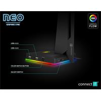 CONNECT IT NEO Stand-It RGB stojánek na sluchátka + USB hub