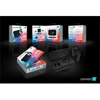 CONNECT IT True Wireless SONICBASS sluchátka do uší s mikrofonem, ČERNÁ