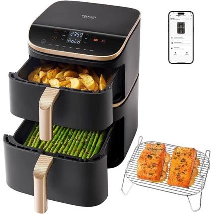 Cosori Turbo Tower Pro chytrá horkovzdušná fritéza 10,8l černá