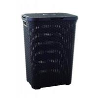 Curver RATTAN 60l Koš na špinavé prádlo hnědá