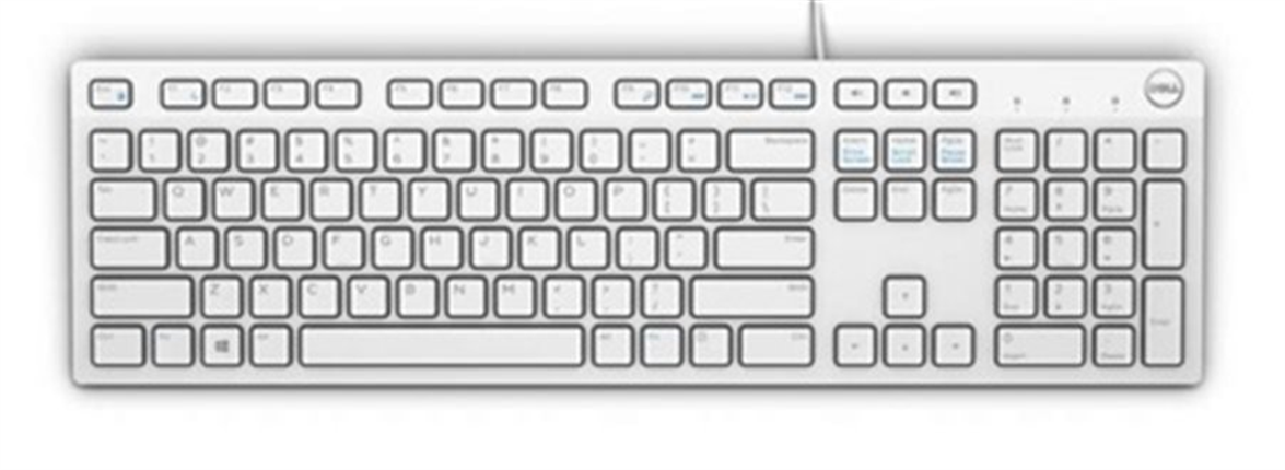 DELL KB-216 GER bílá