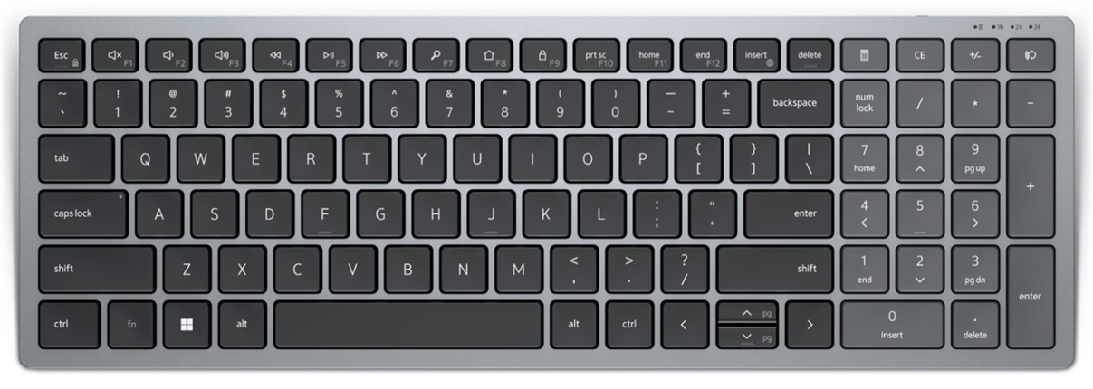 DELL KB-740 CZ šedá