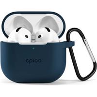 Epico odolný silikonový kryt pro Airpods 4 tmavě modrý