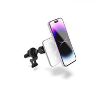 Epico Ultra Tenká Bezdrátová Autonabíječka - Stříbrná/bílá