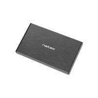 Externí box pro HDD 2,5" USB 3.0 Natec Rhino Go, černý, hliníkové tělo