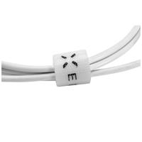 FIXED datový a nabíjecí kabel USB-C, USB 2.0, 2 metry, 3A, bílý