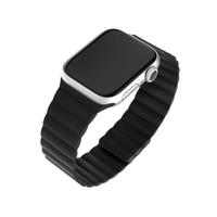 FIXED Magnetic Strap silikonový řemínek s magnetickým zapínáním Apple Watch 38 mm/40 mm černý