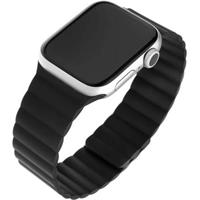FIXED Magnetic Strap silikonový řemínek s magnetickým zapínáním Apple Watch 38 mm/40 mm černý