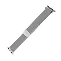 FIXED Mesh Strap síťový nerezový řemínek Apple Watch 42/44/45mm stříbrný