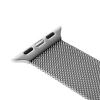 FIXED Mesh Strap síťový nerezový řemínek Apple Watch 42/44/45mm stříbrný