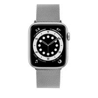 FIXED Mesh Strap síťový nerezový řemínek Apple Watch 42/44/45mm stříbrný