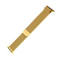 FIXED Mesh Strap síťový nerezový řemínek Apple Watch 42/44/45mm zlatý