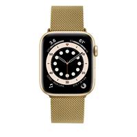 FIXED Mesh Strap síťový nerezový řemínek Apple Watch 42/44/45mm zlatý
