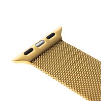 FIXED Mesh Strap síťový nerezový řemínek Apple Watch 42/44/45mm zlatý