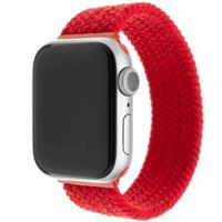FIXED provlékací nylonový řemínek Apple Watch 38/40/41mm L červený