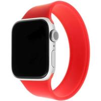 FIXED provlékací silikonový řemínek Apple Watch 38/40/41mm L červený