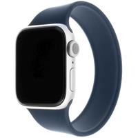 FIXED provlékací silikonový řemínek Apple Watch 38/40/41mm XS modrý