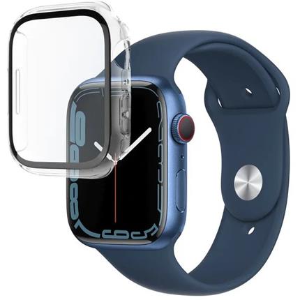 FIXED Pure pouzdro s temperovaným sklem Apple Watch 45mm čiré