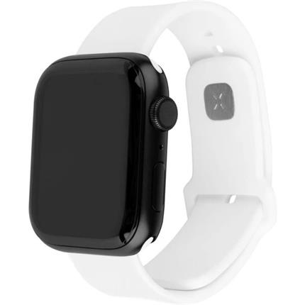 FIXED set silikonových řemínků Apple Watch 42/44/45mm bílý