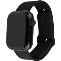 FIXED set silikonových řemínků Apple Watch 42/44/45mm černý