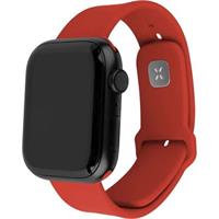 FIXED set silikonových řemínků Apple Watch 42/44/45mm červený