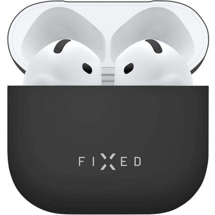FIXED Silky silikonové pouzdro pro Apple AirPods 4 černé