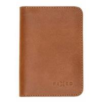 FIXED Wallet XL Kožená peněženka z pravé hovězí kůže hnědá
