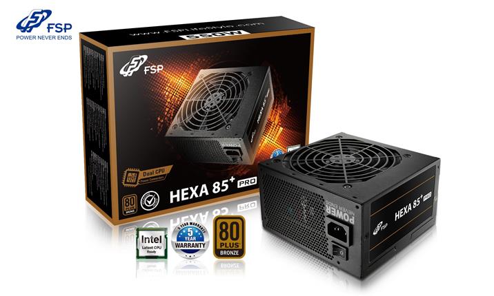 FSP/Fortron HEXA 85+ PRO 550/550W/ATX/80PLUS Bronze