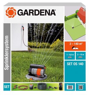 Gardena Sprinklersystem 08221-20 Kompletní sada se čtyřplošným zadešťovačem OS 140
