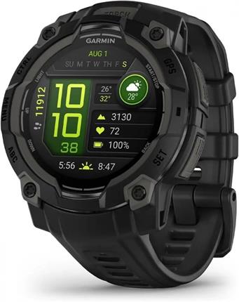 Garmin Instinct 3 AMOLED 45mm černá s černým páskem