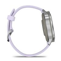 Garmin Venu® 4 - 41 mm Silver / Periwinkle silikonový řemínek