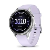 Garmin Venu® 4 - 41 mm Silver / Periwinkle silikonový řemínek
