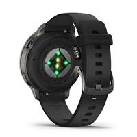 Garmin Venu® 4 - 41 mm Slate a Černý silikonový řemínek
